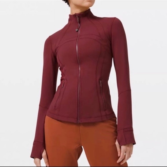 (NWT) Lululemon Define Jacket Luon in Red Merlot - Picture 2 of 9